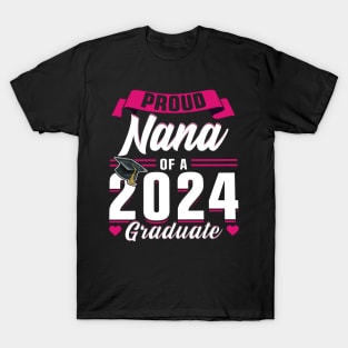 Proud Nana Of A 2024 Graduate Senior Graduation T-Shirt